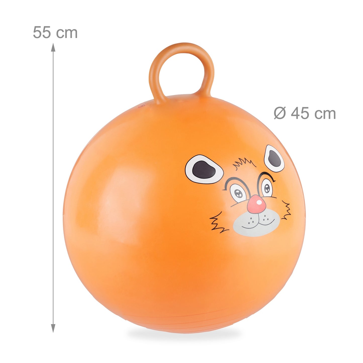 Bouncy ball for children with animal motifs