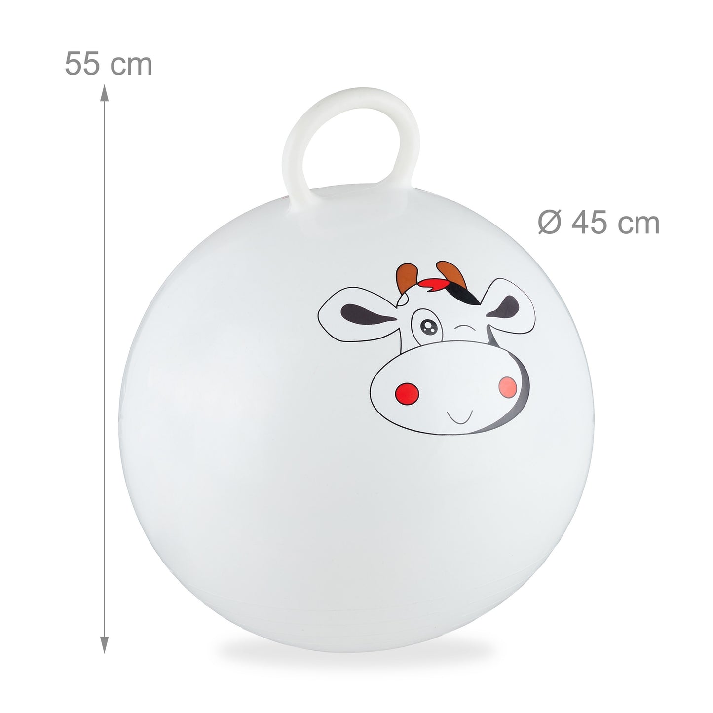 Bouncy ball for children with animal motifs