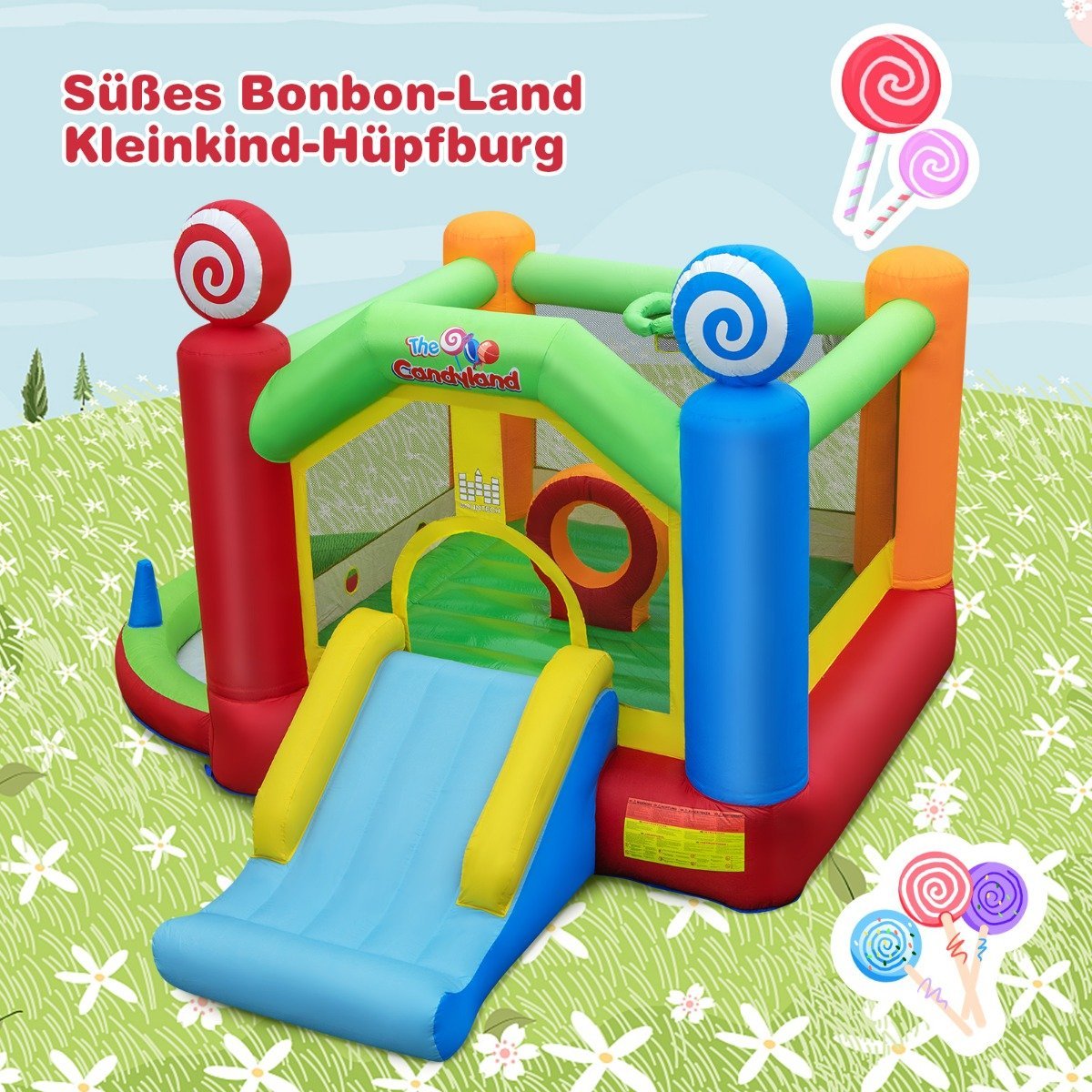 Bouncy castle with blower Candyland bouncy house colorful
