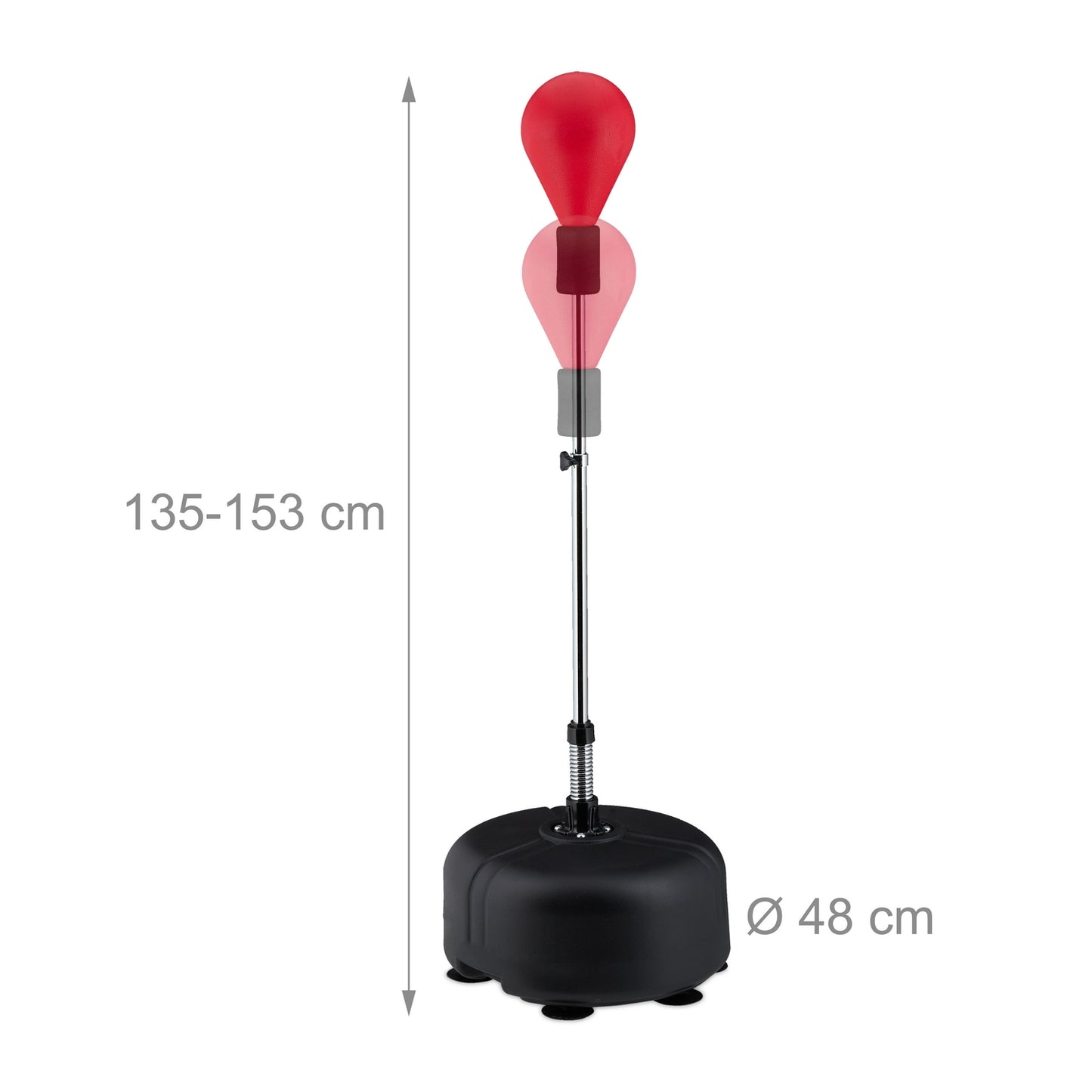 Boxing ball on stand