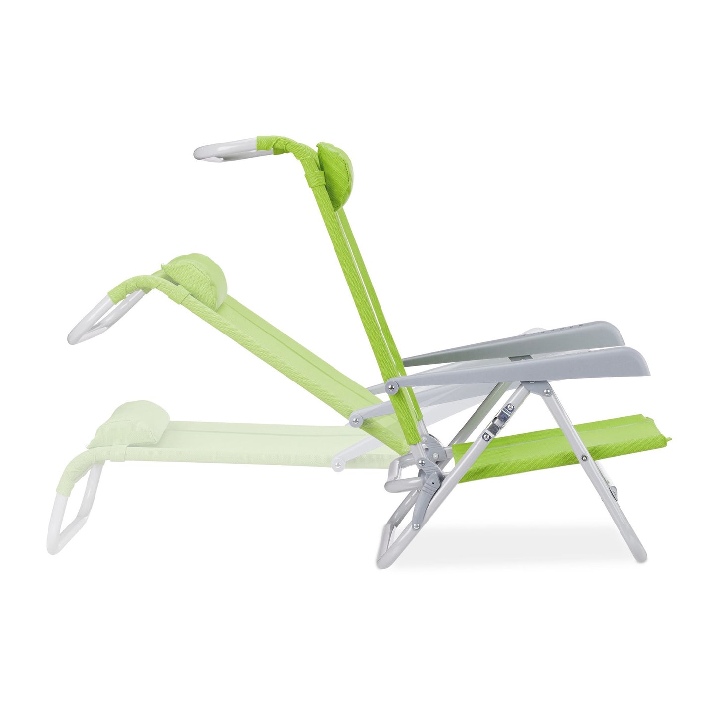 Brass chair with neck pillow