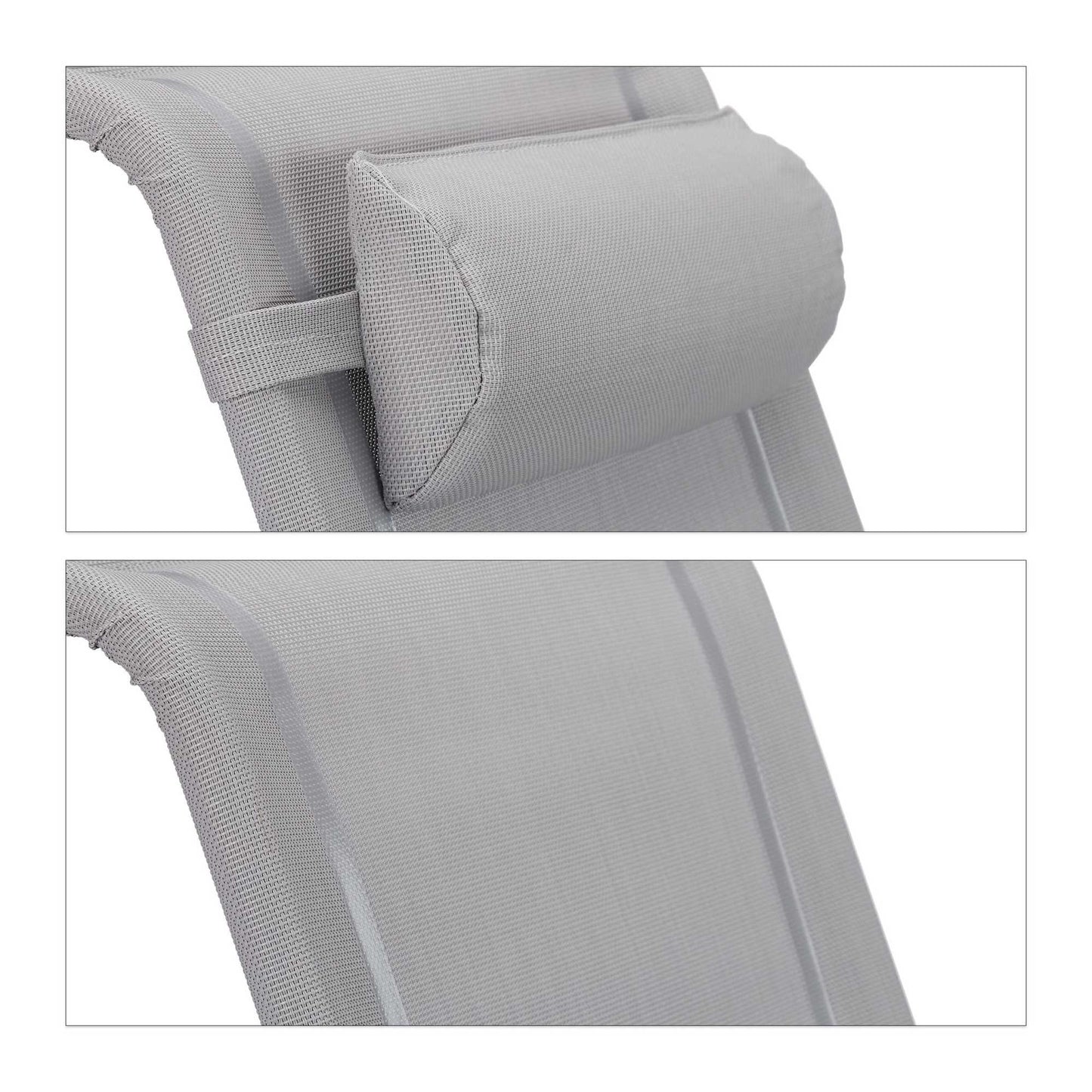 Brass chair with neck pillow