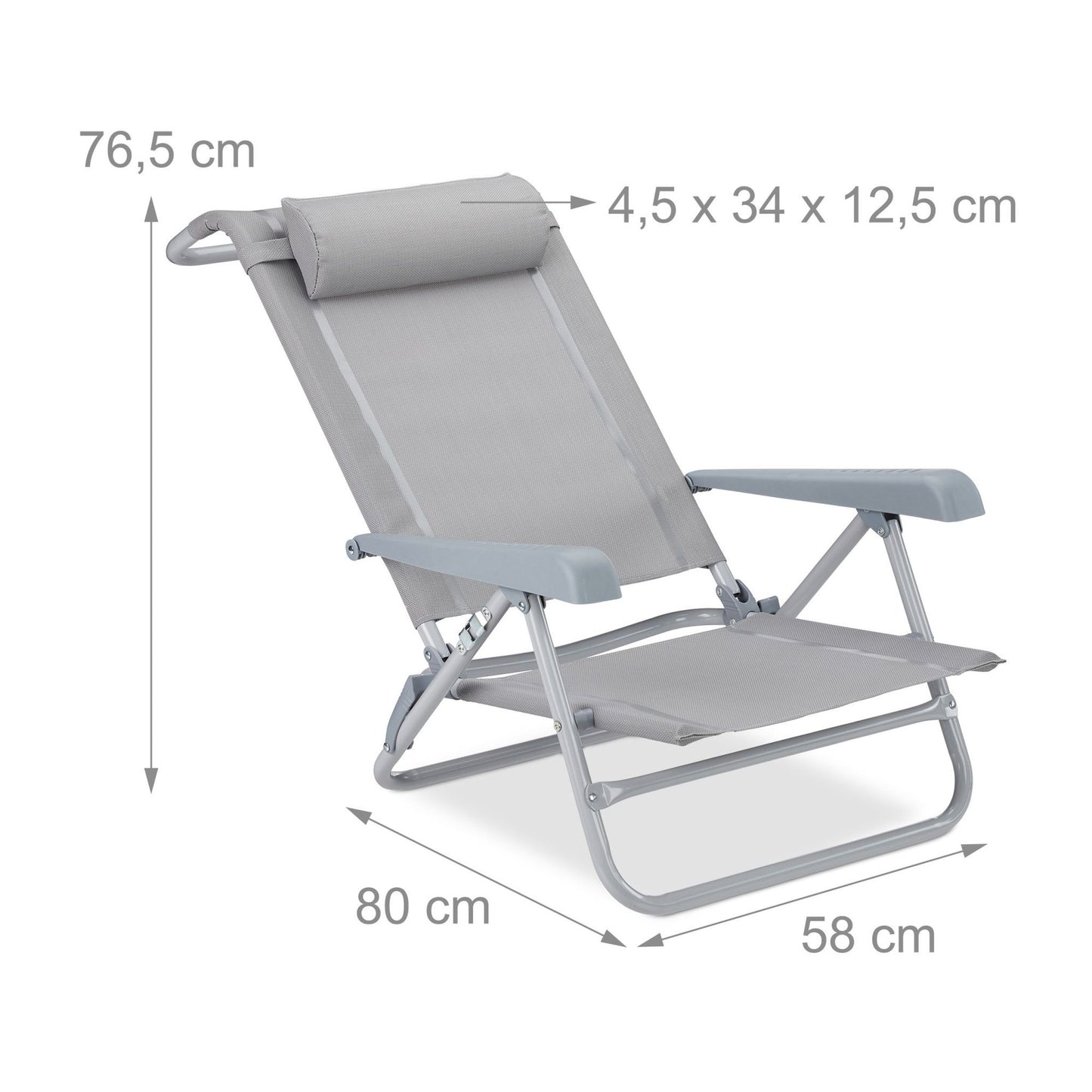 Brass chair with neck pillow