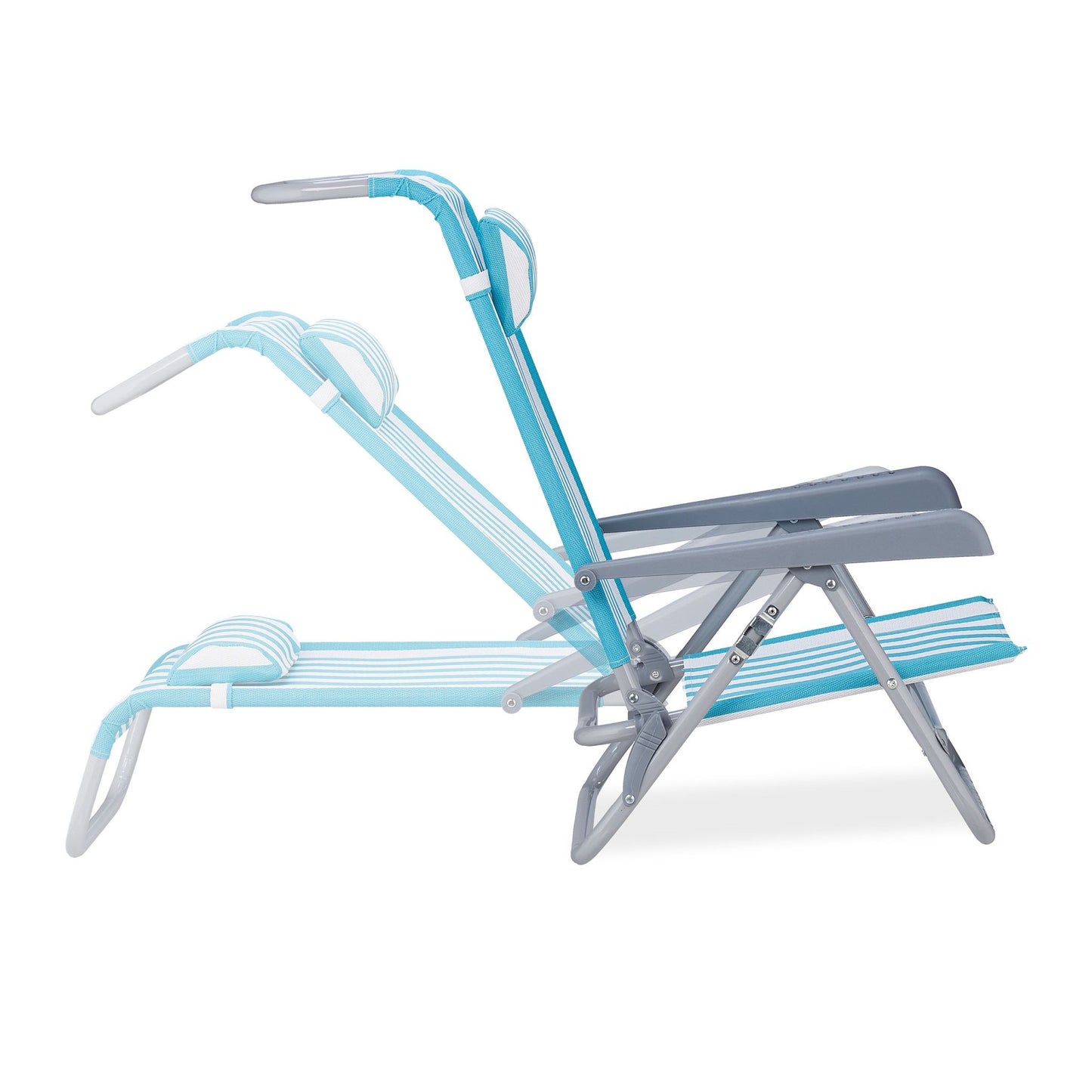 Brass chair with neck pillow - foldable
