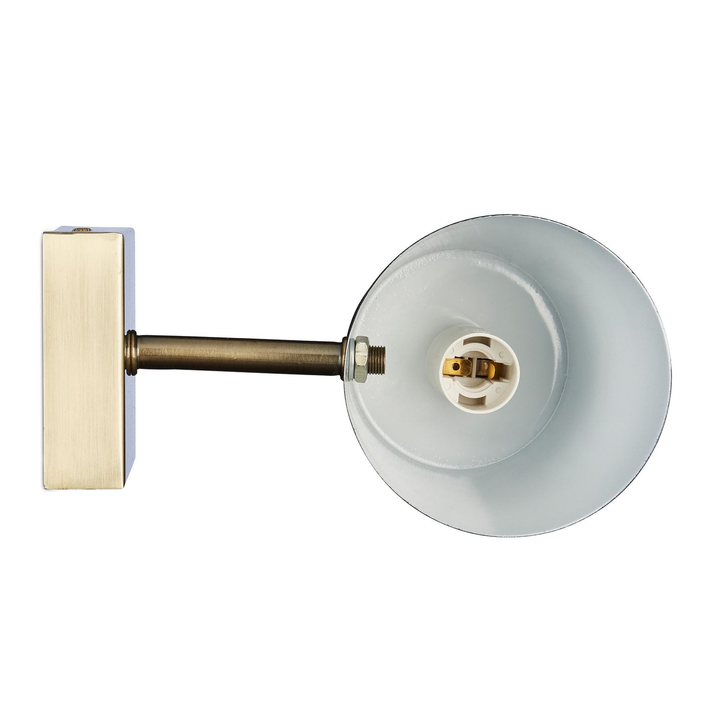 Brass wall lamp