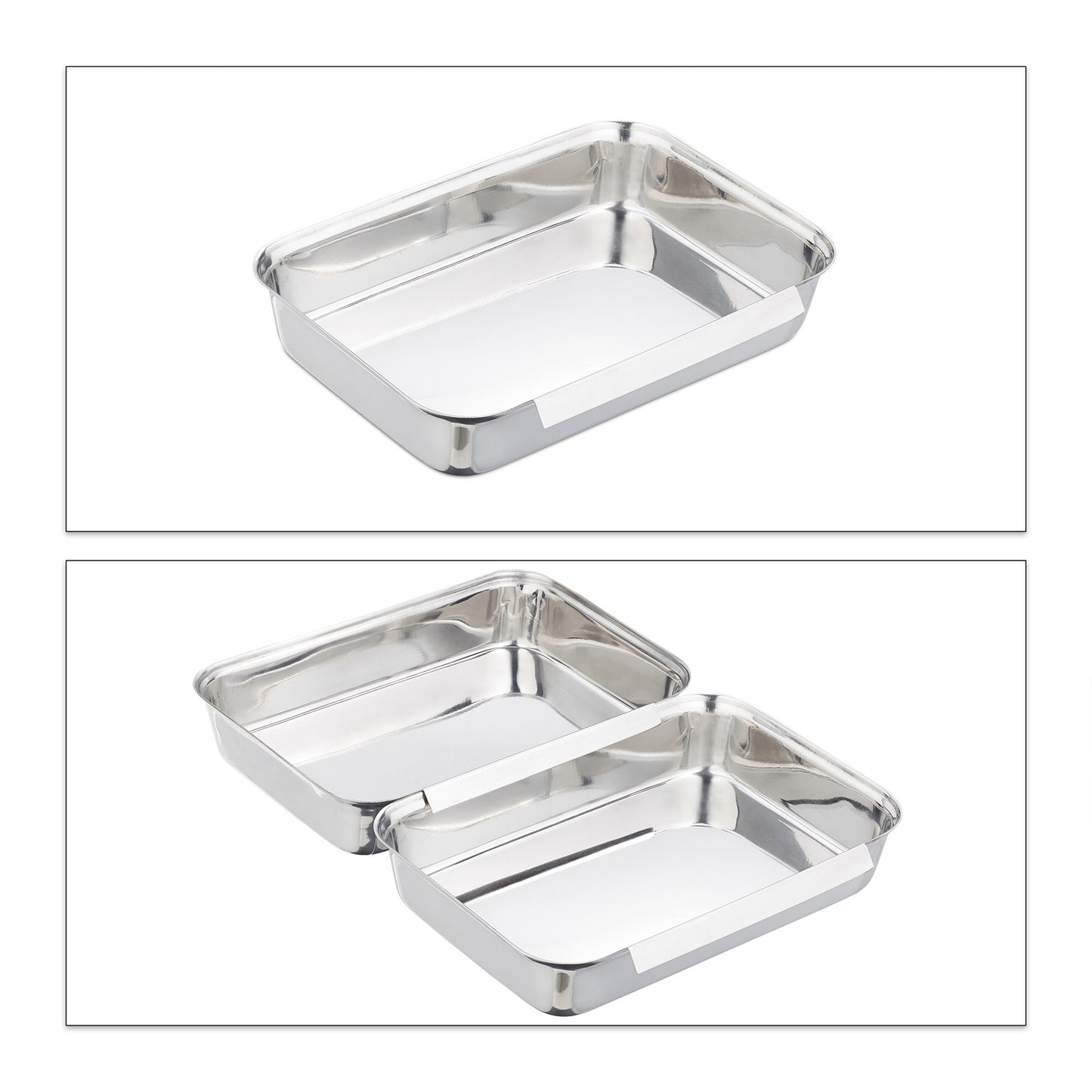 Breading Tray Set Stainless Steel