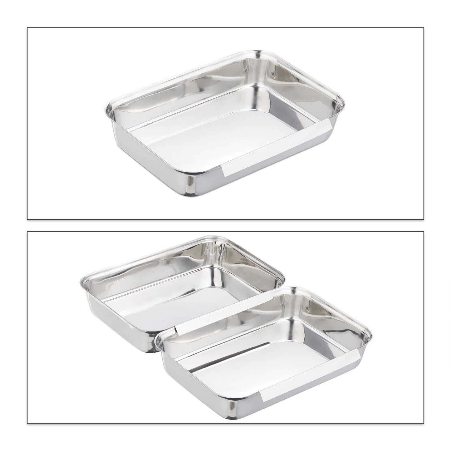 Breading Tray Set Stainless Steel