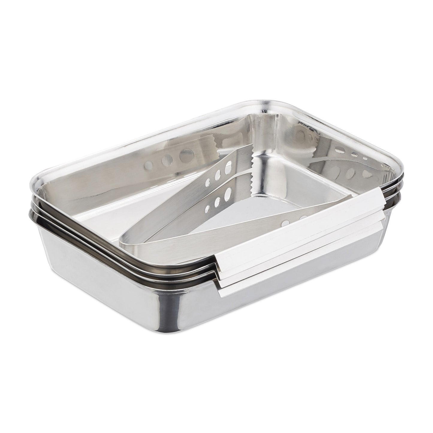 Breading Tray Set Stainless Steel