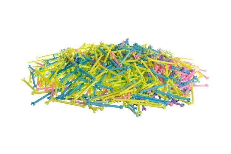 Bricks - straws - construction figures - 1000 pcs