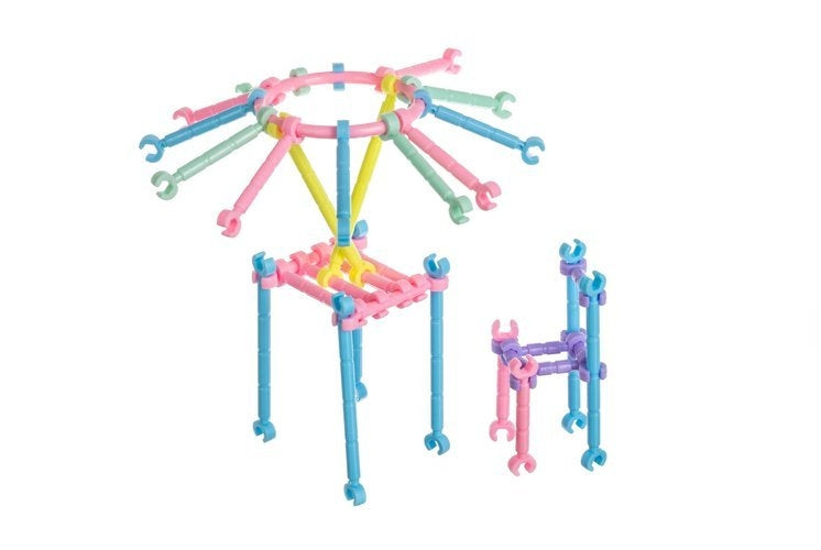 Bricks - straws - construction figures - 1000 pcs