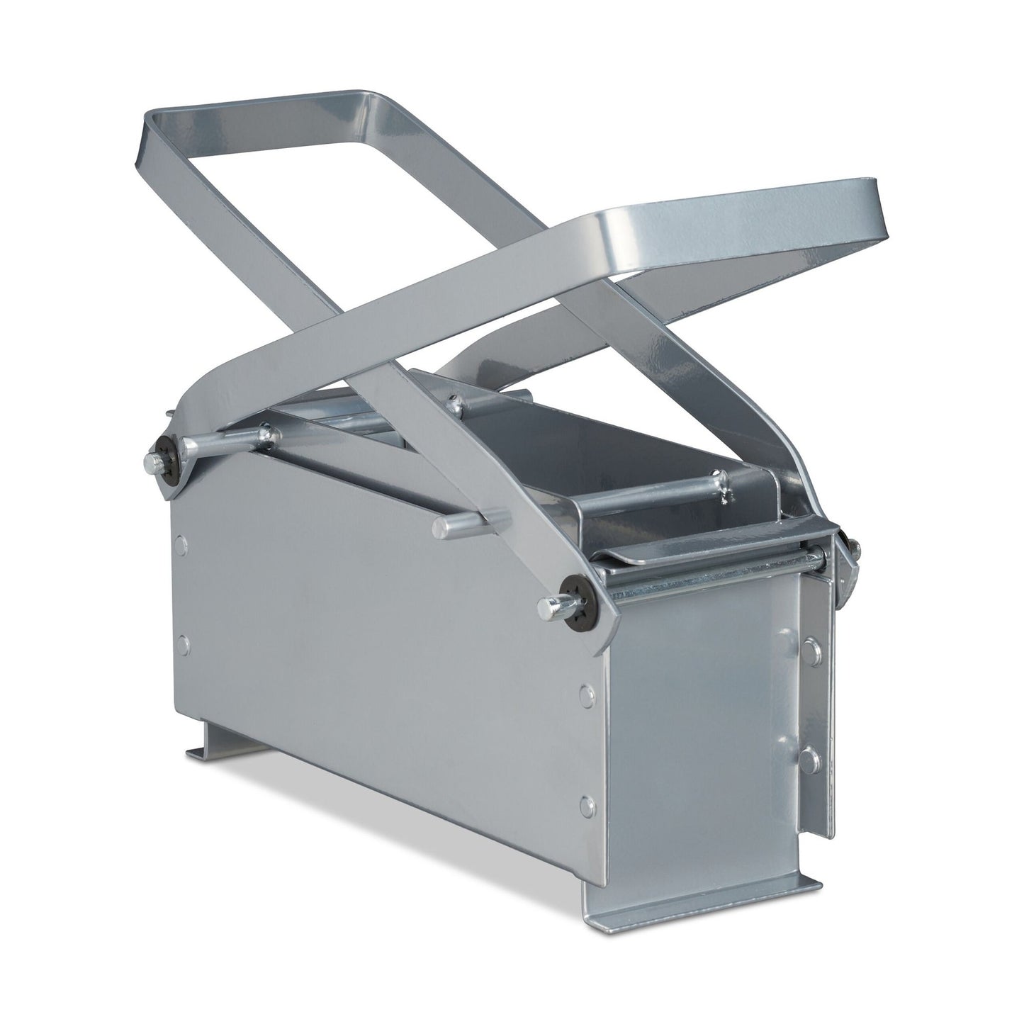 Briquette press for silver colored paper