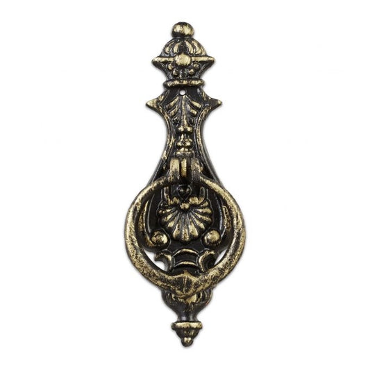Bronze colored door knocker