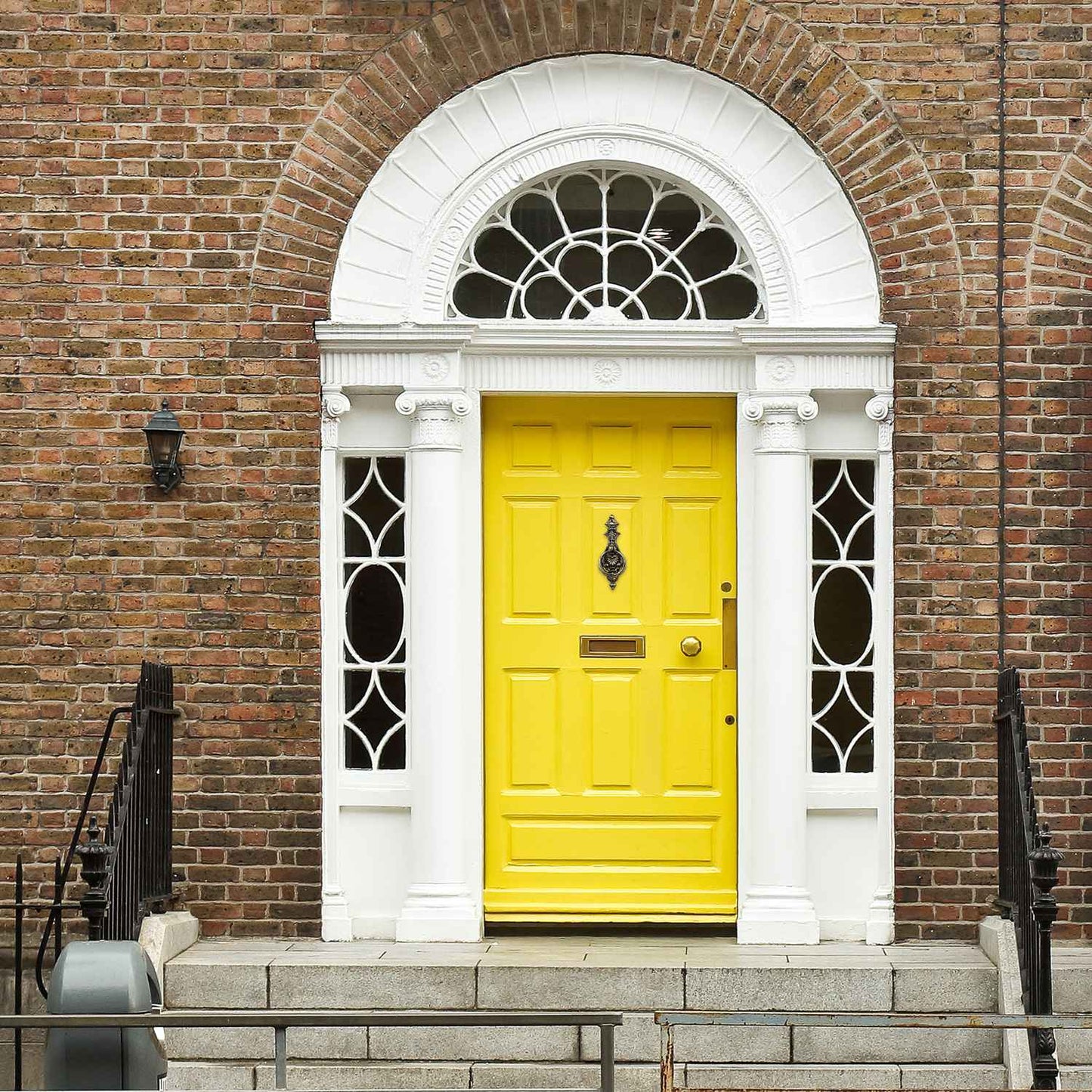 Bronze colored door knocker