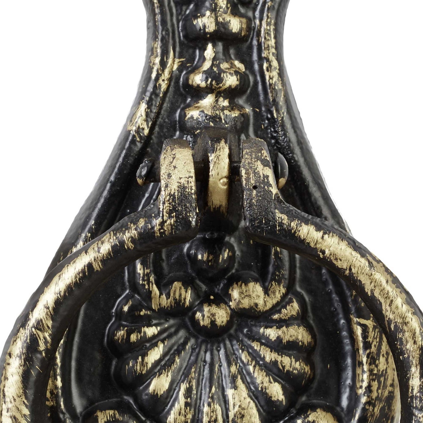 Bronze colored door knocker