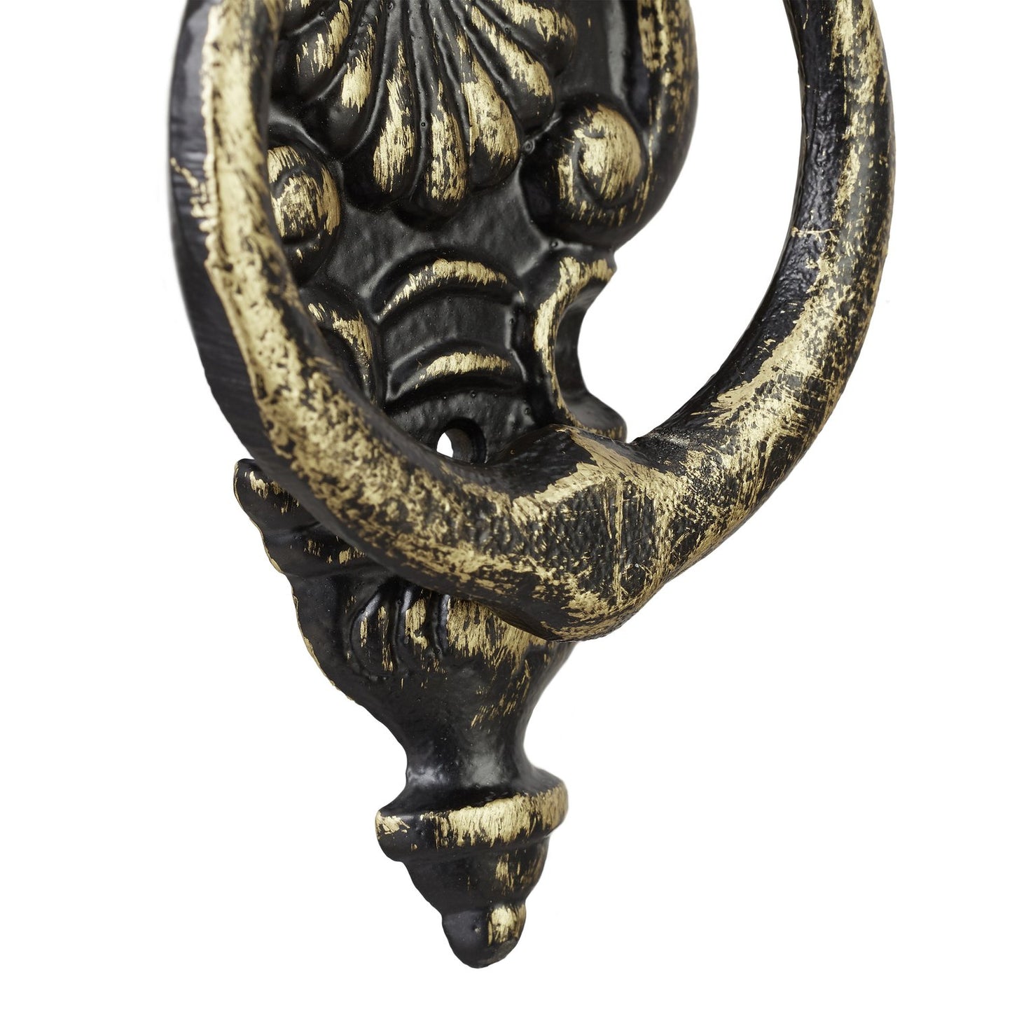 Bronze colored door knocker