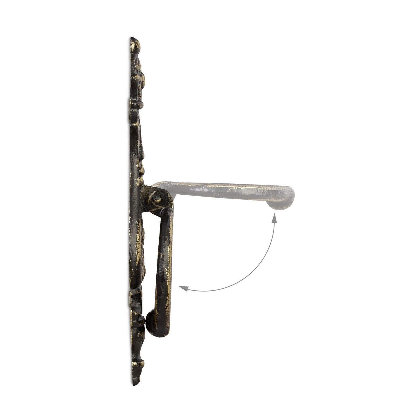 Bronze colored door knocker