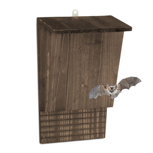 Brown Pine Wood Bat Box