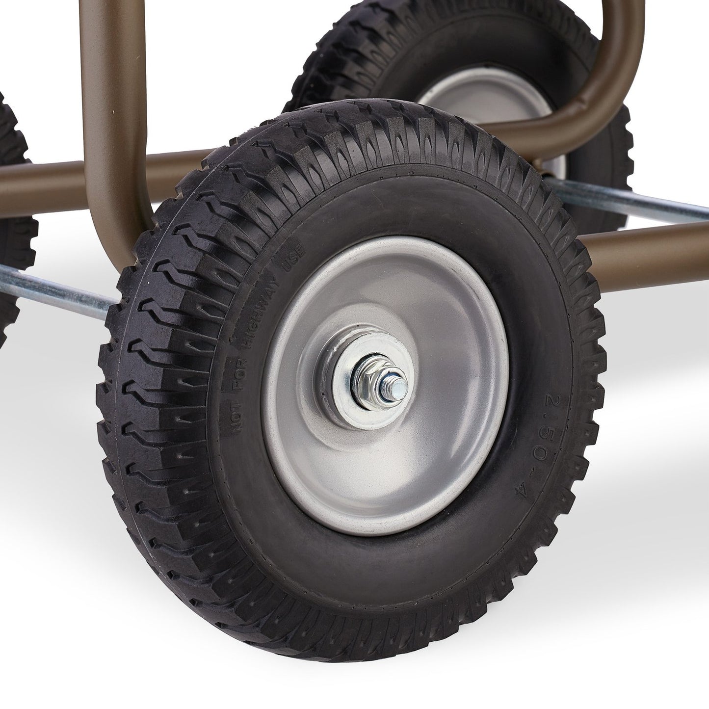 Brown Steel Hose Trolley