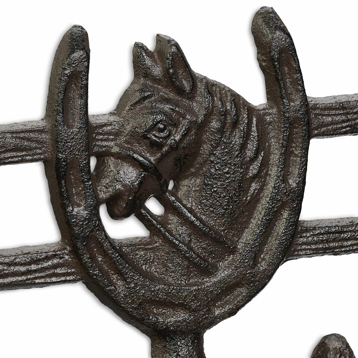 Brown coat hanger in horse design
