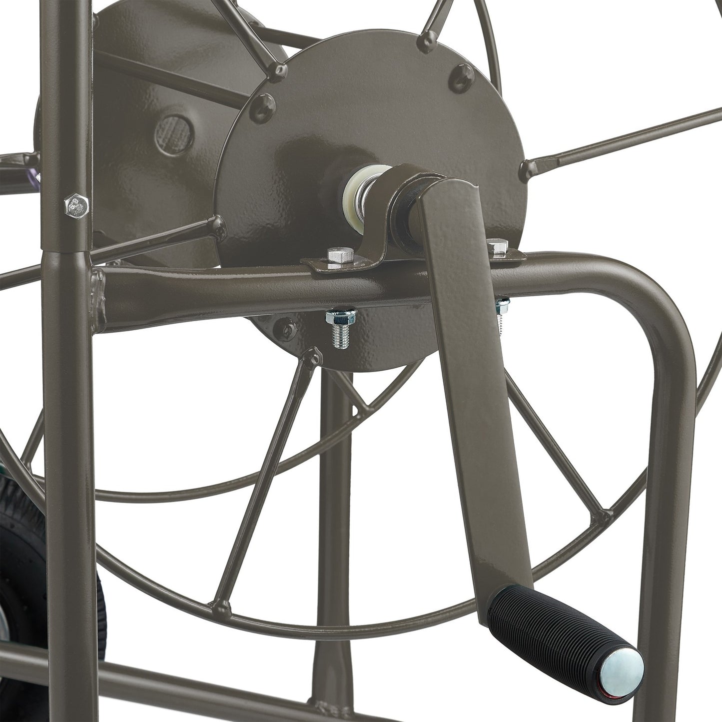 Brown hose cart