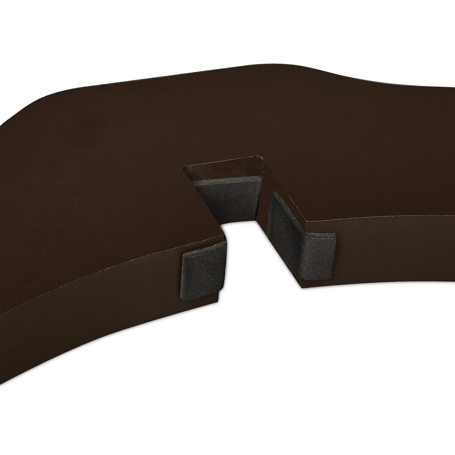 Brown security gate with door 92 cm