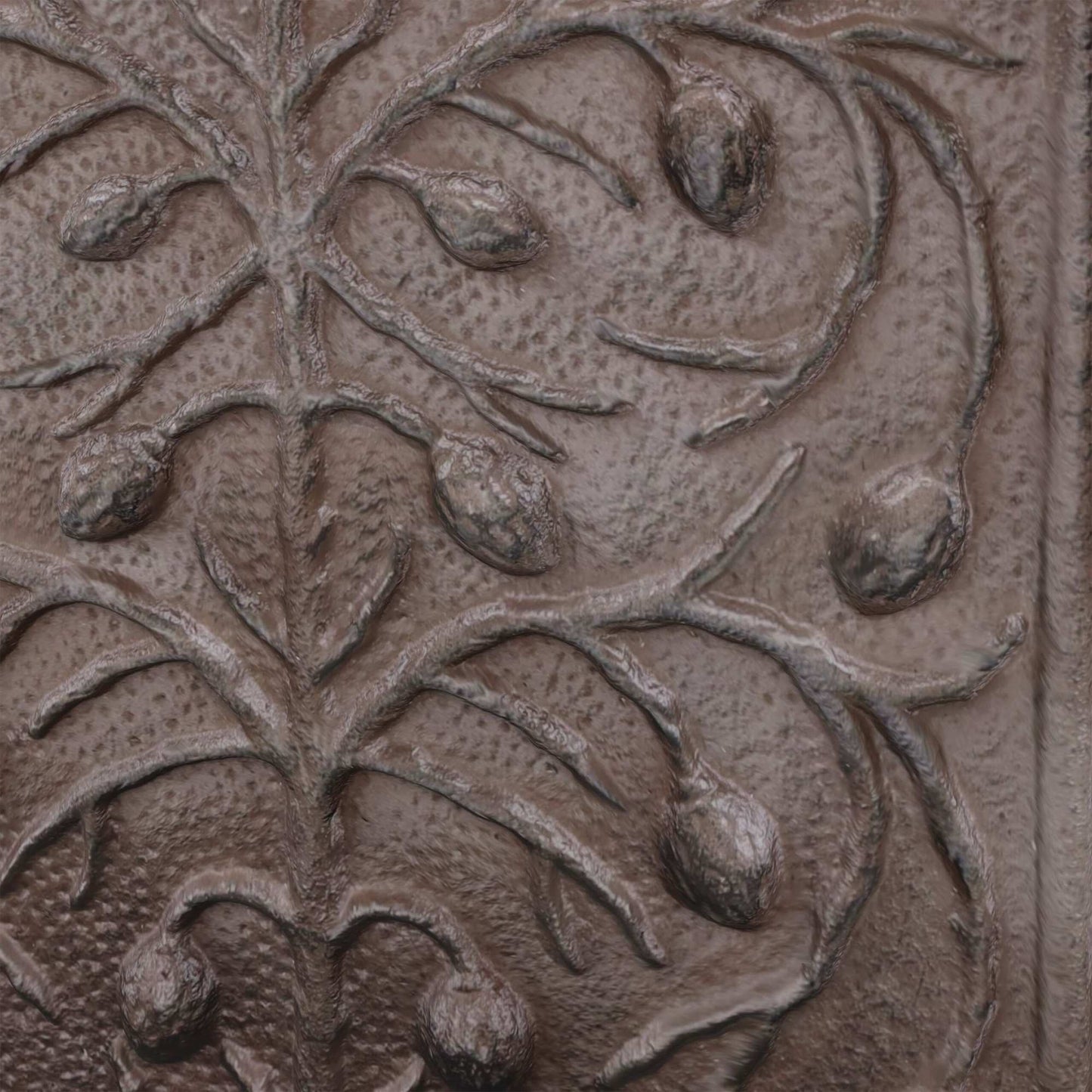 Brown wall fountain