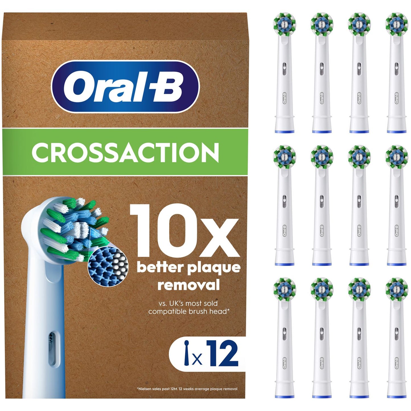 Brush head CrossAction 12pcs