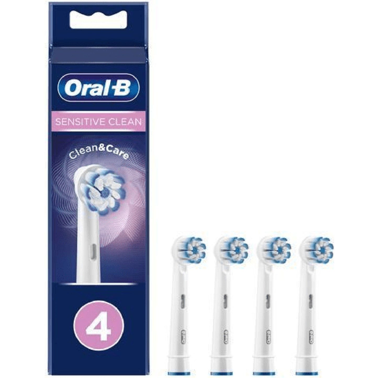 Brush head Sensitive Clean & Care 4pcs