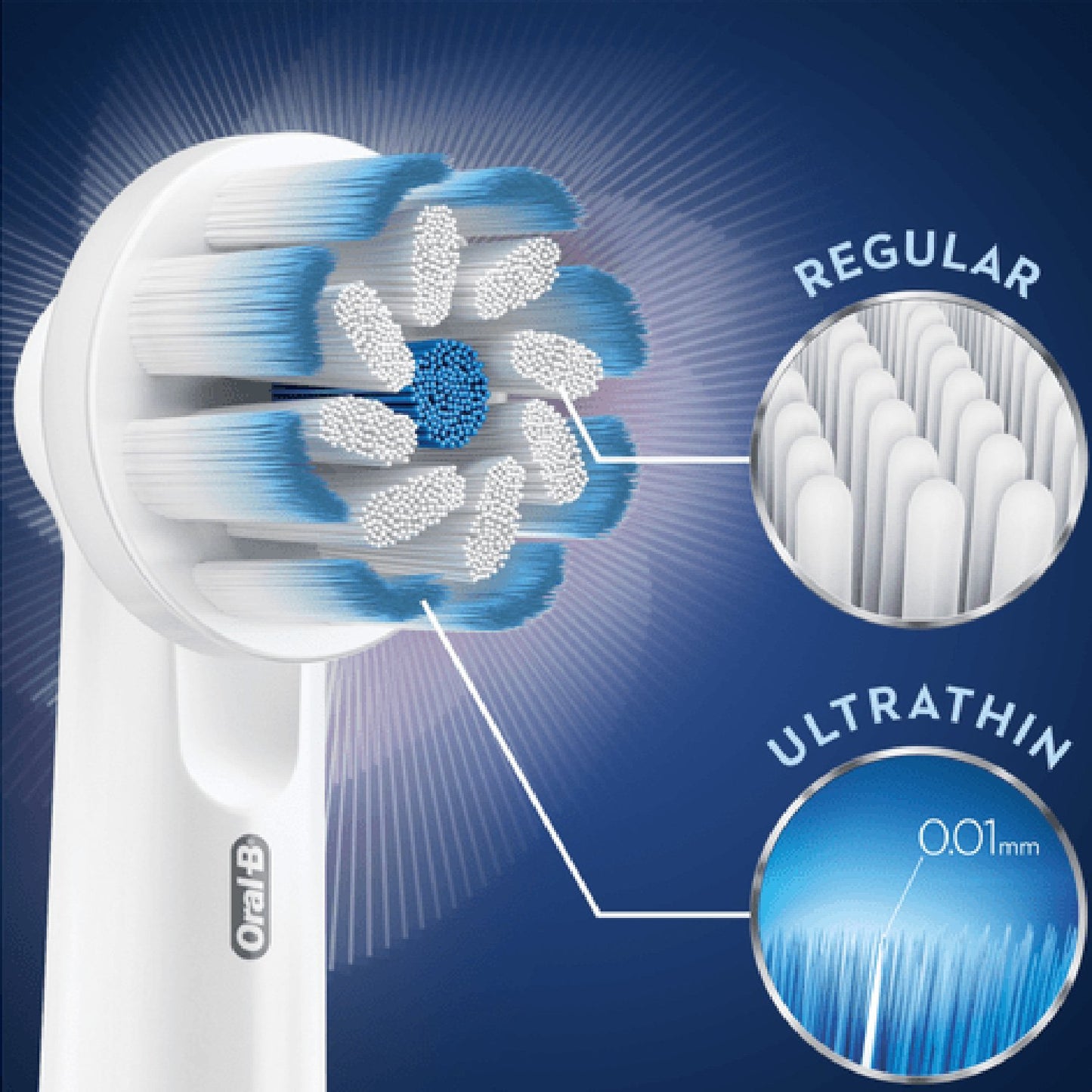 Brush head Sensitive Clean & Care 4pcs