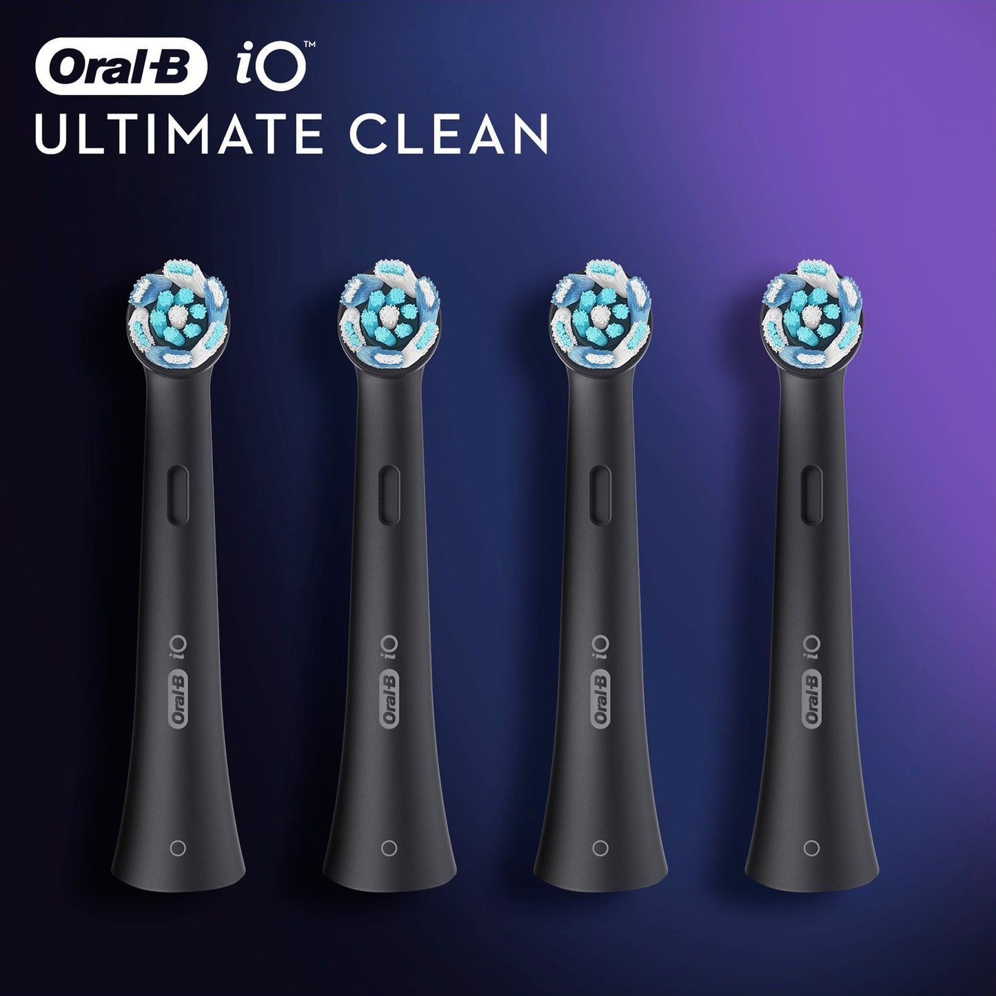 Brush head iO Ultimate Clean Black 4pcs