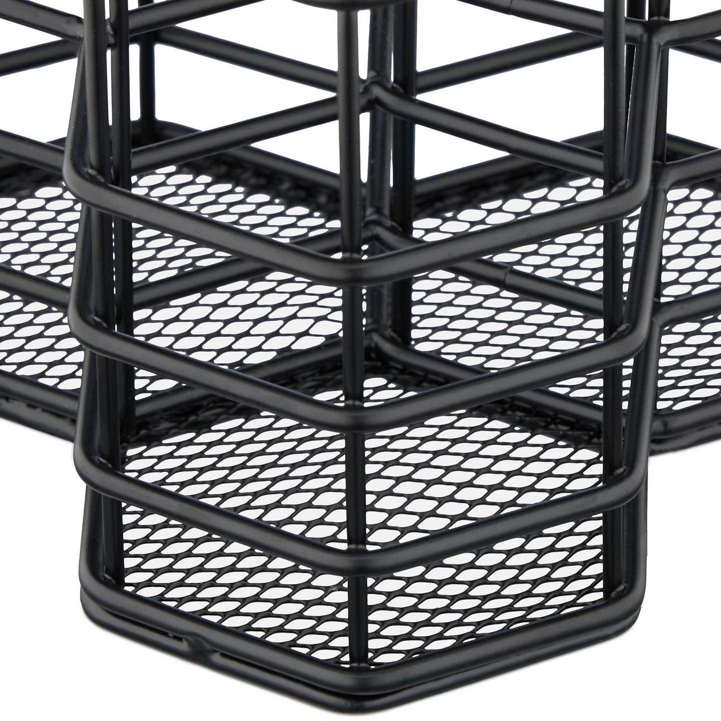 Brush holder with 3 compartments