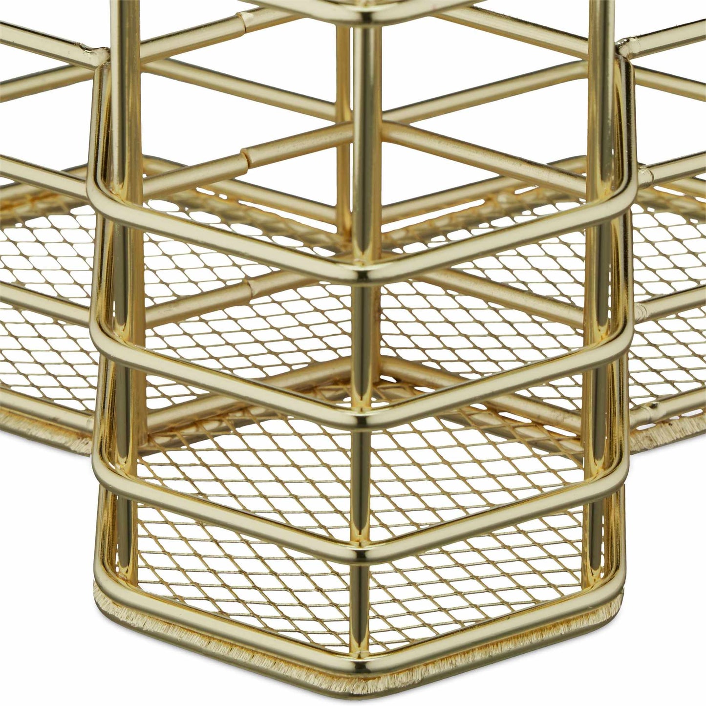 Brush holder with 3 compartments