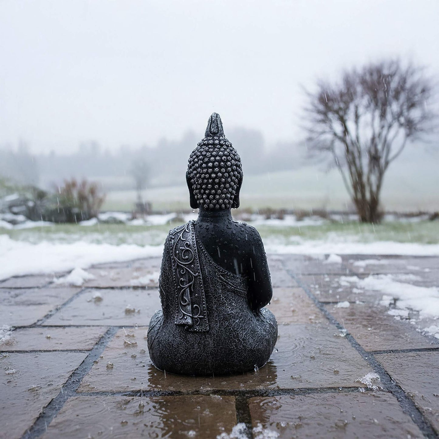 Buddha Statue 45cm – Zen Indoor/Outdoor Decor