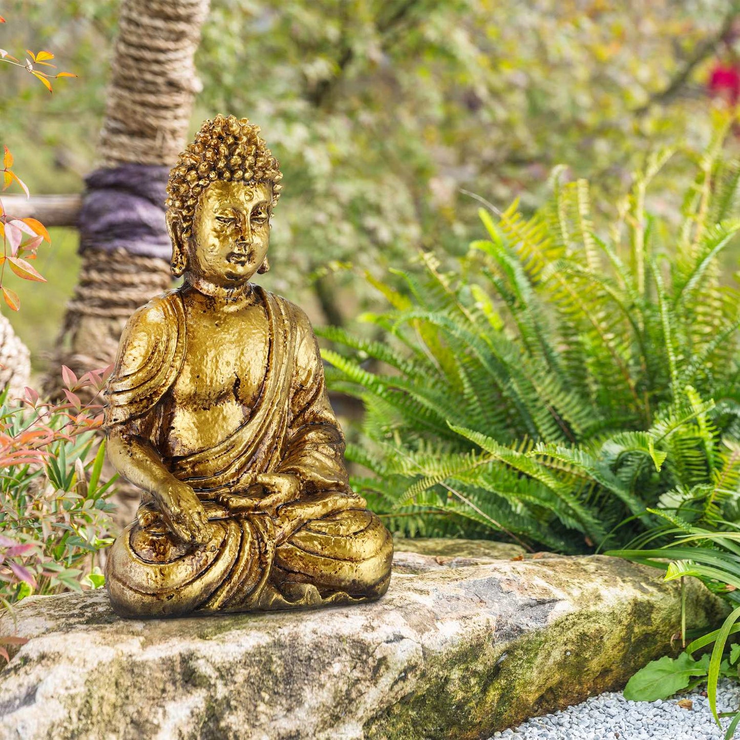 Buddha figure garden