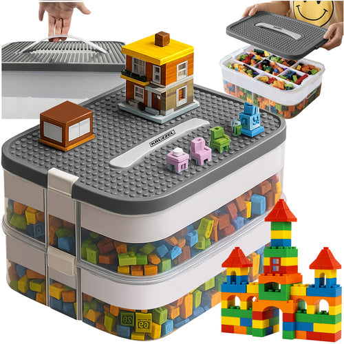 Building Block Box - 2 levels Kruzzel 25756