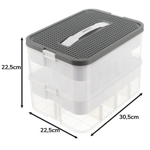 Building Block Box - 2 levels Kruzzel 25756