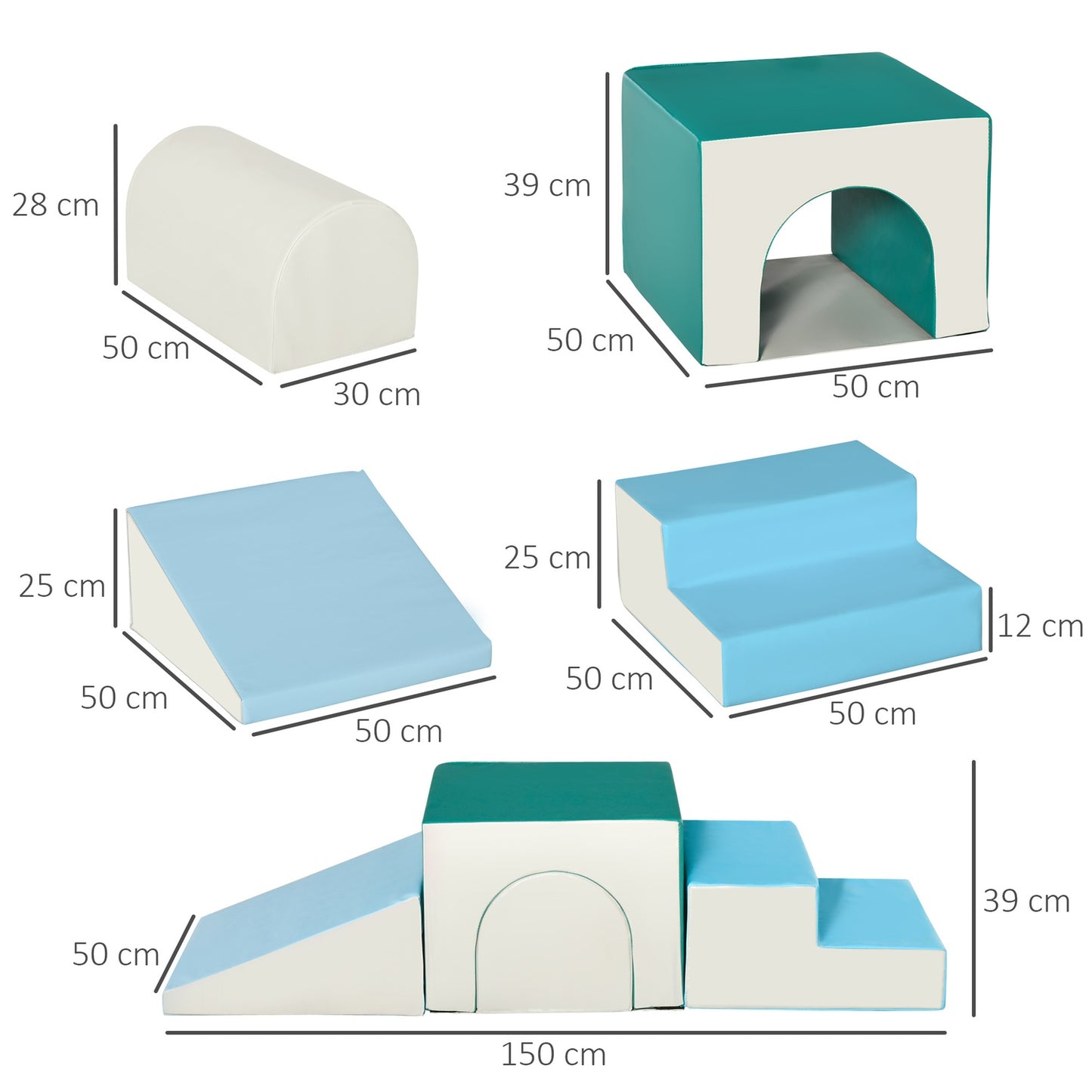 Foam building blocks for children, soft and easy to clean, 1-3 years