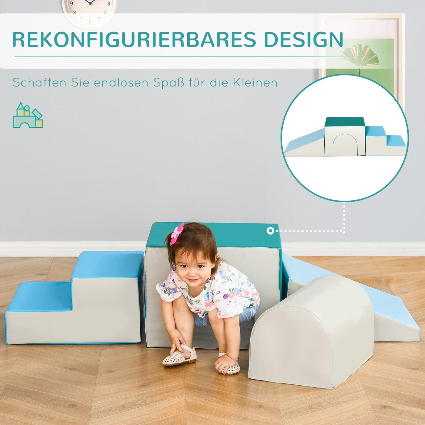 Foam building blocks for children, soft and easy to clean, 1-3 years