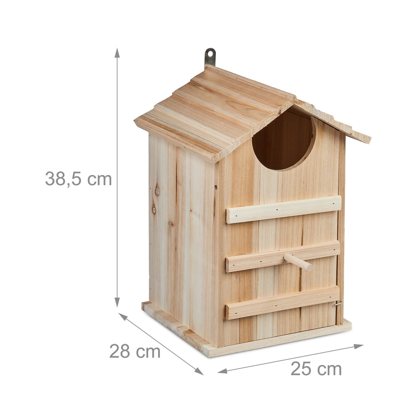 Building kit for nest box for owl