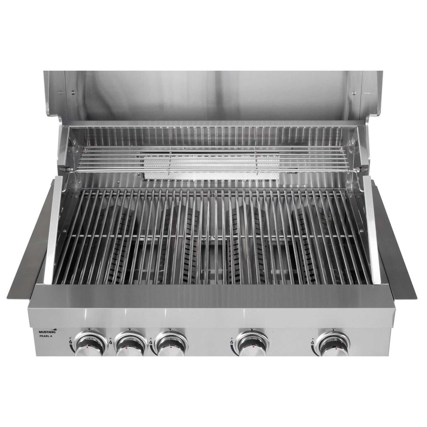 Built-In Gas Grill, 4 Burners, Stainless Steel
