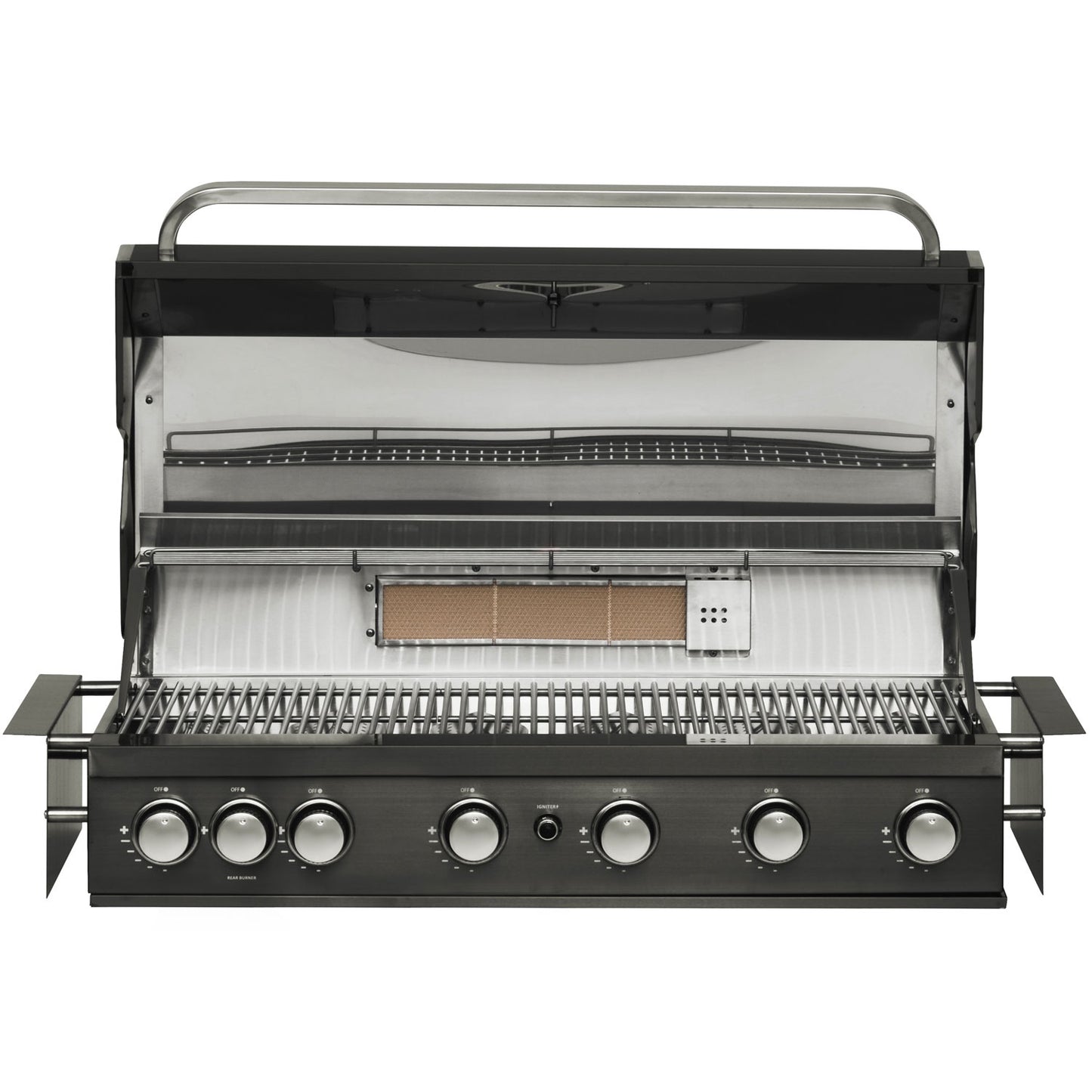 Built-In Gas Grill, 6 Burners, Stainless Steel, 95x46 cm
