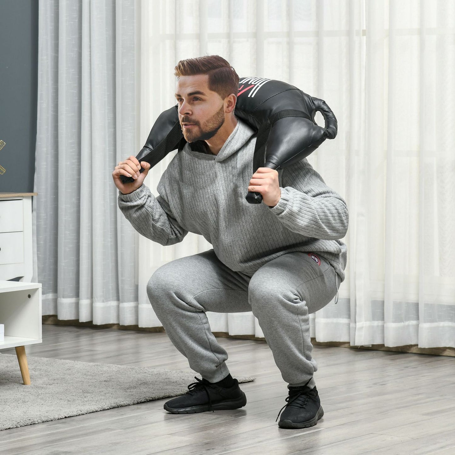 25 kg black Bulgarian strength training sandbag