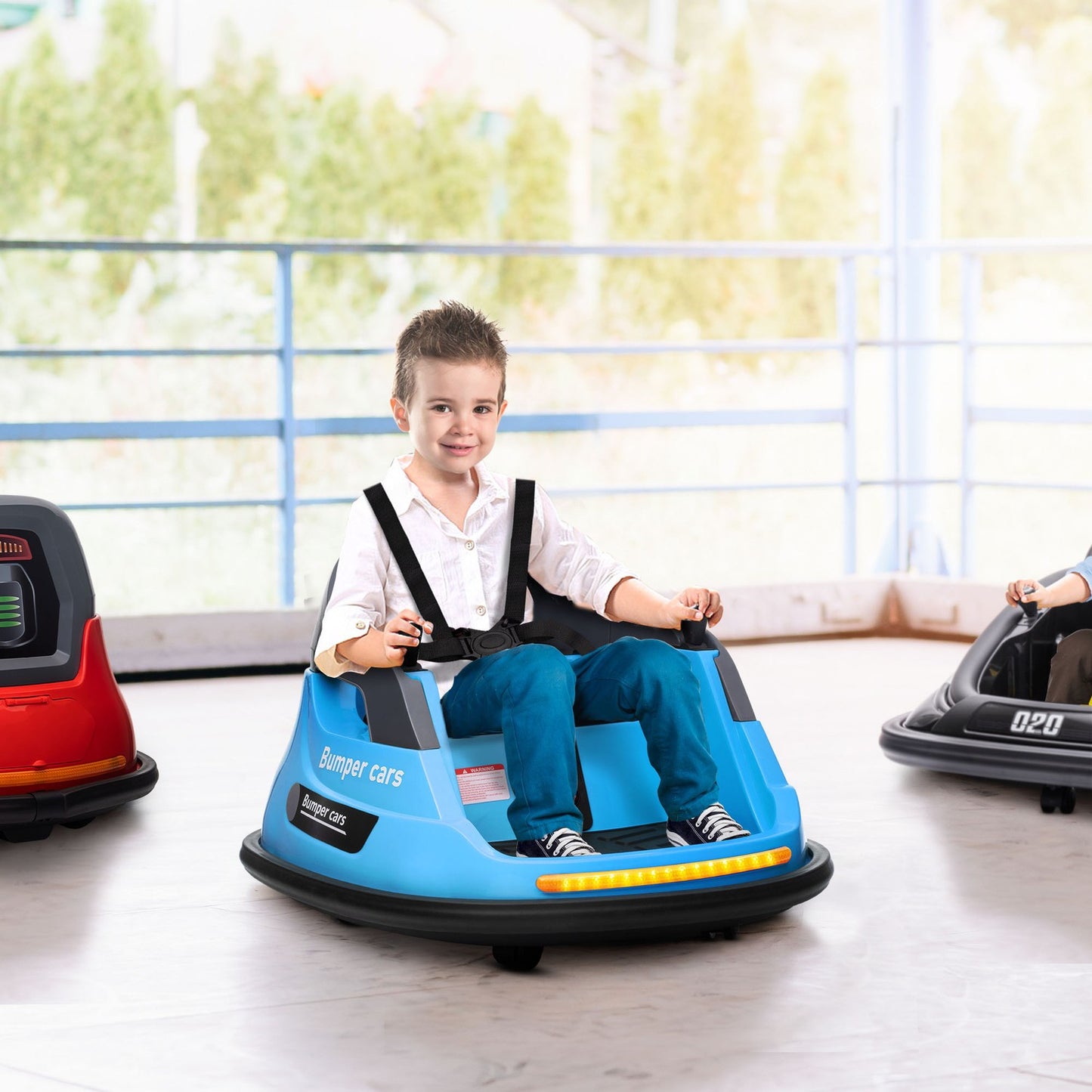 Electric bumper car for children with 360° Spin & Lights