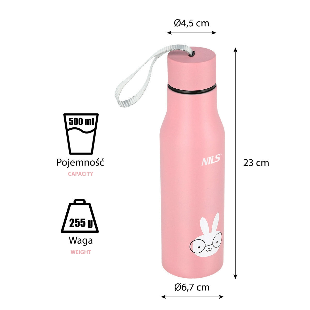 Bunny Thermal Cup – Insulated, Leak-Proof, 12 oz