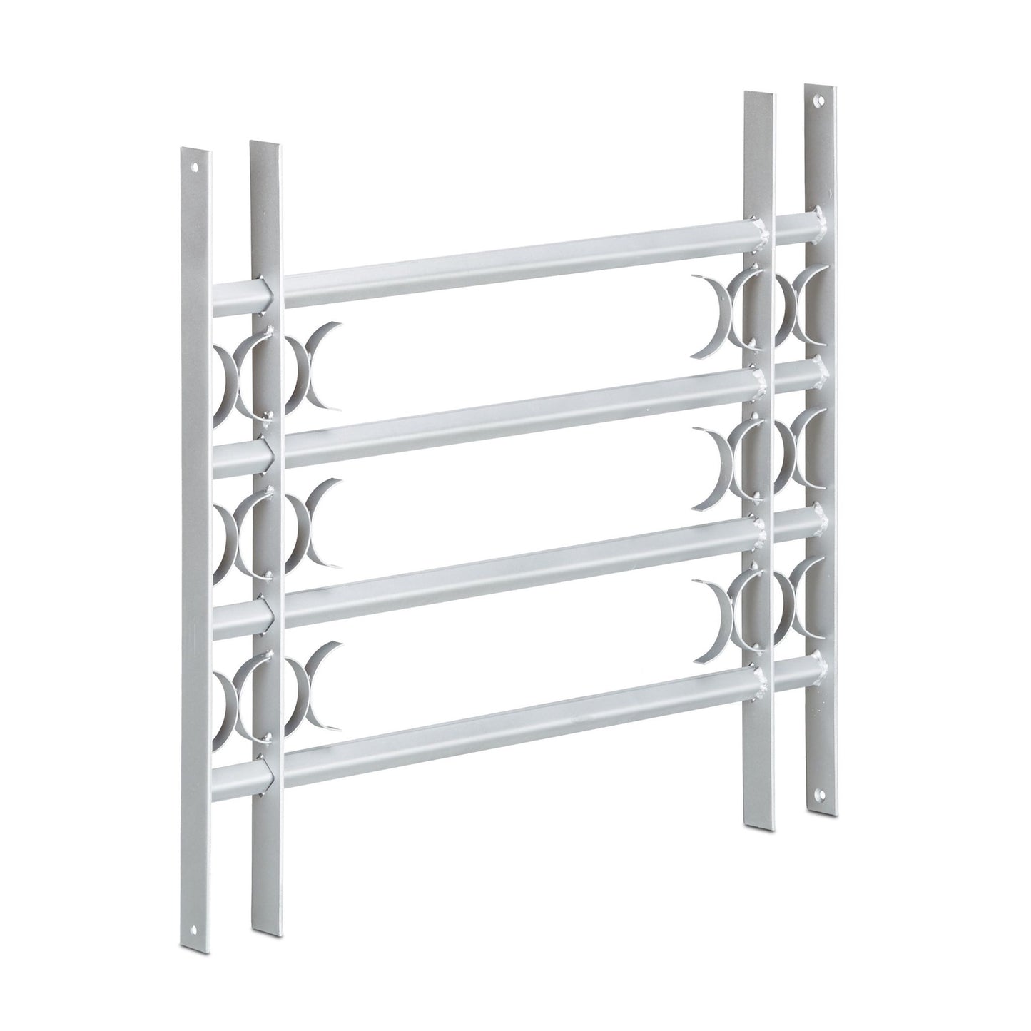 Burglary protection with extendable window grill