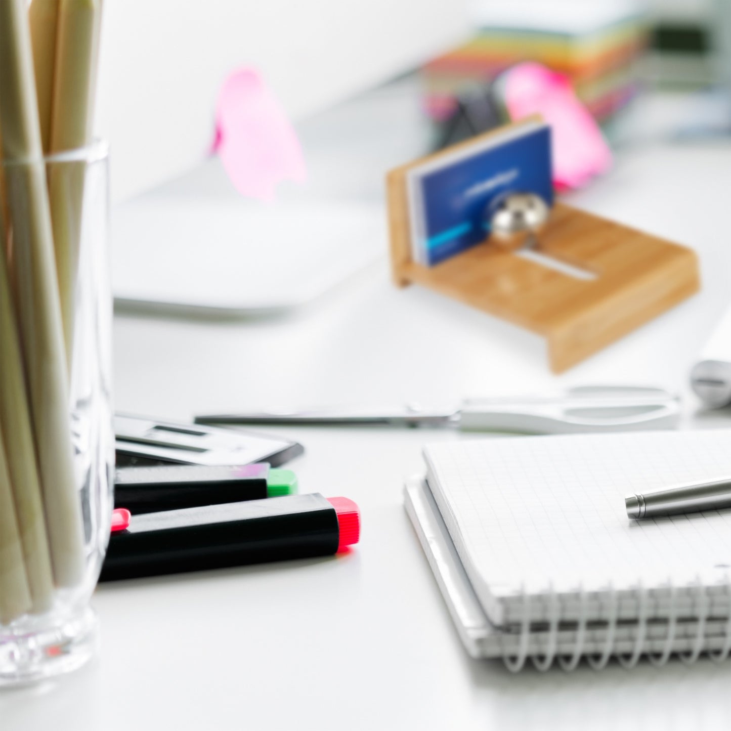 Business Card Holder With Ball Weight