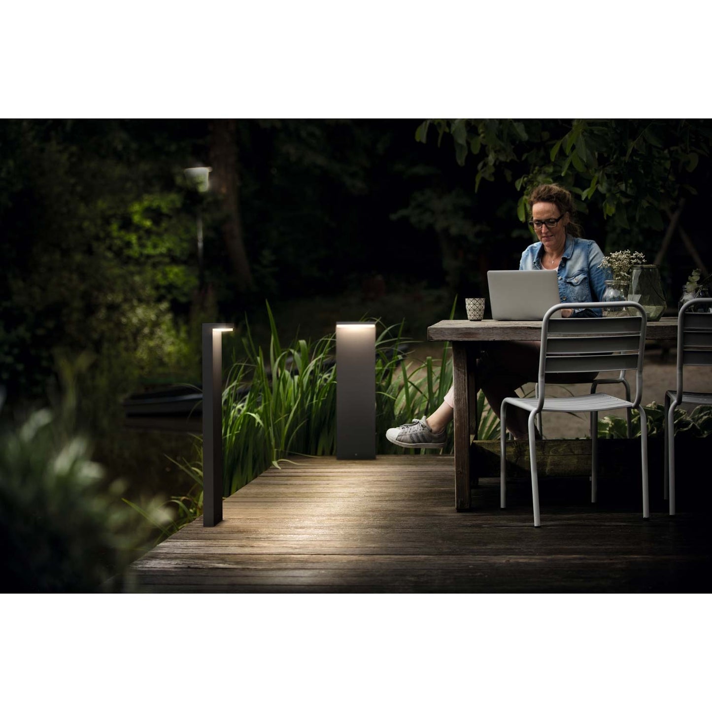 Bustan Bollard Ultra Efficient LED 3.8W 800lm 2700K Anthracite