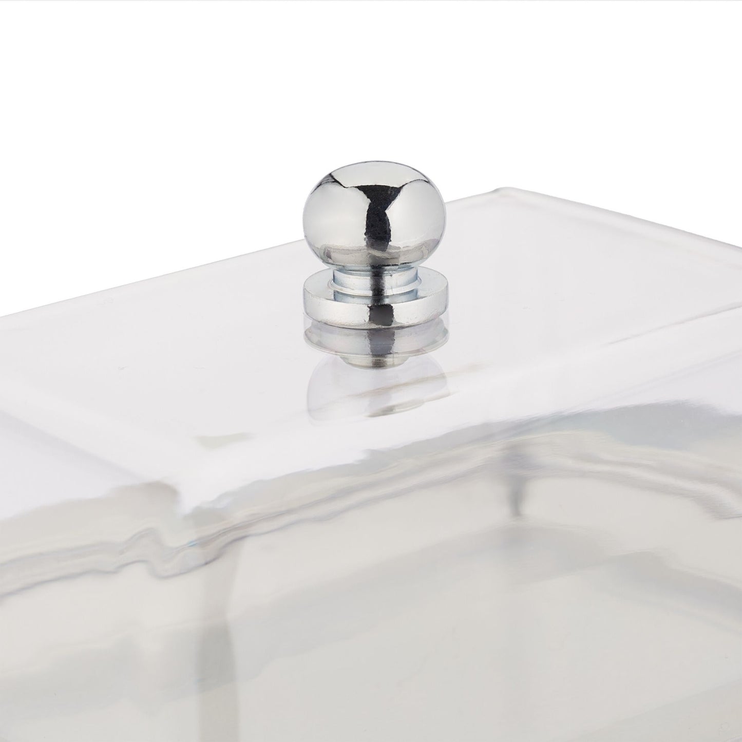 Butter dish in stainless steel and plastic