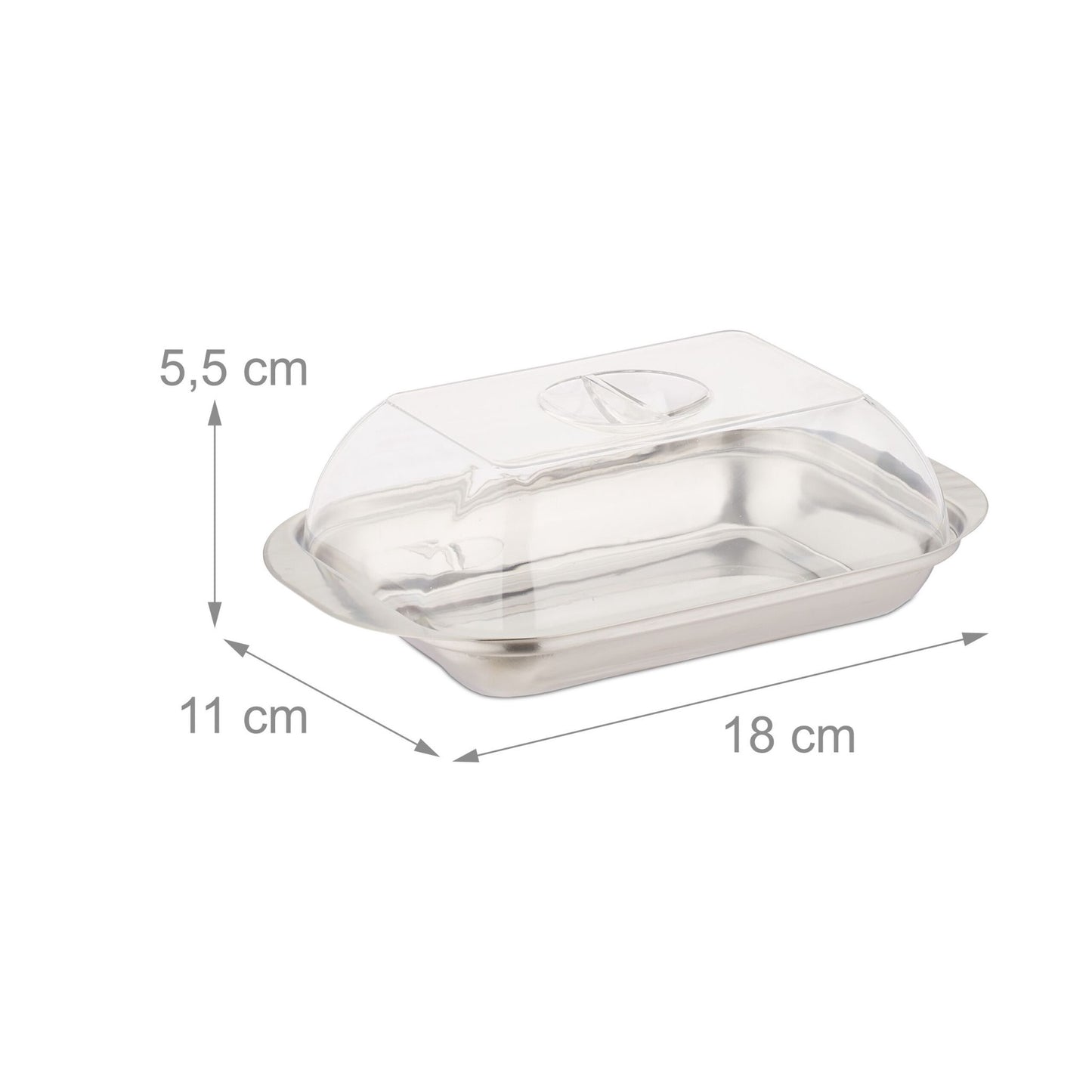 Butter dish with lid