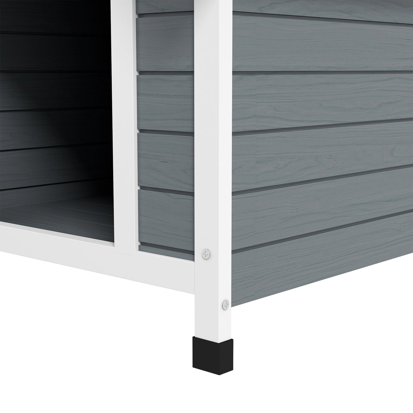 Medium Dog House, Spruce Wood, Weatherproof, Asphalt Roof